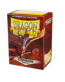 Bustine Protettive Dragon Shield - Crimson - Matte Sleeves - Standard Size