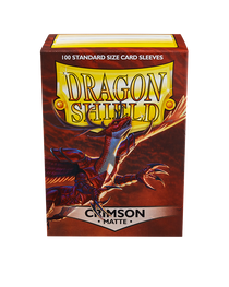 Bustine Protettive Dragon Shield - Crimson - Matte Sleeves - Standard Size