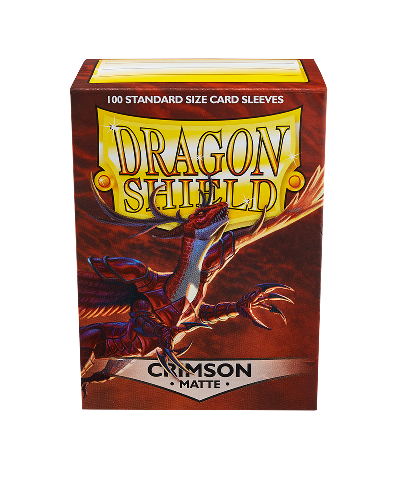 Bustine Protettive Dragon Shield - Crimson - Matte Sleeves - Standard Size