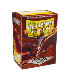 Bustine Protettive Dragon Shield - Crimson - Matte Sleeves - Standard Size