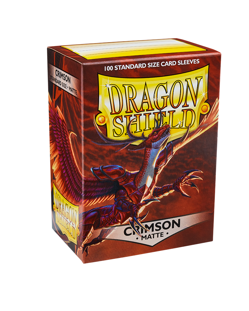 Bustine Protettive Dragon Shield - Crimson - Matte Sleeves - Standard Size