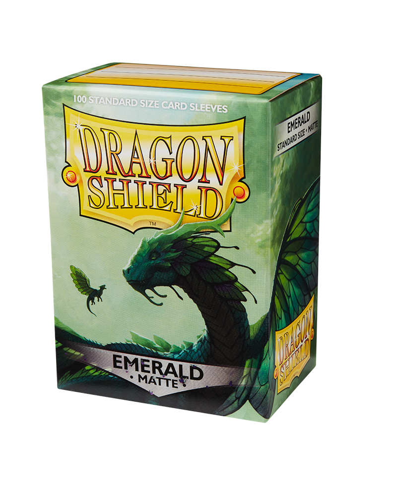 Bustine Protettive Dragon Shield - Emerald - Matte Sleeves - Standard Size