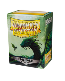 Bustine Protettive Dragon Shield - Emerald - Matte Sleeves - Standard Size