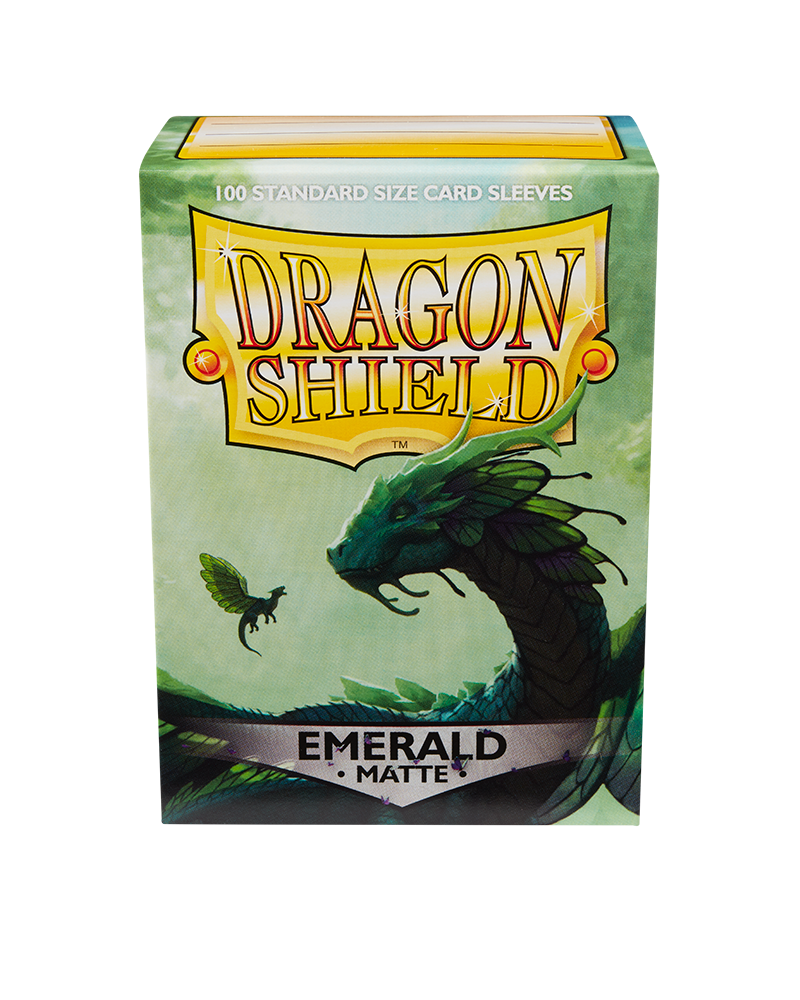 Bustine Protettive Dragon Shield - Emerald - Matte Sleeves - Standard Size