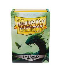 Bustine Protettive Dragon Shield - Emerald - Matte Sleeves - Standard Size