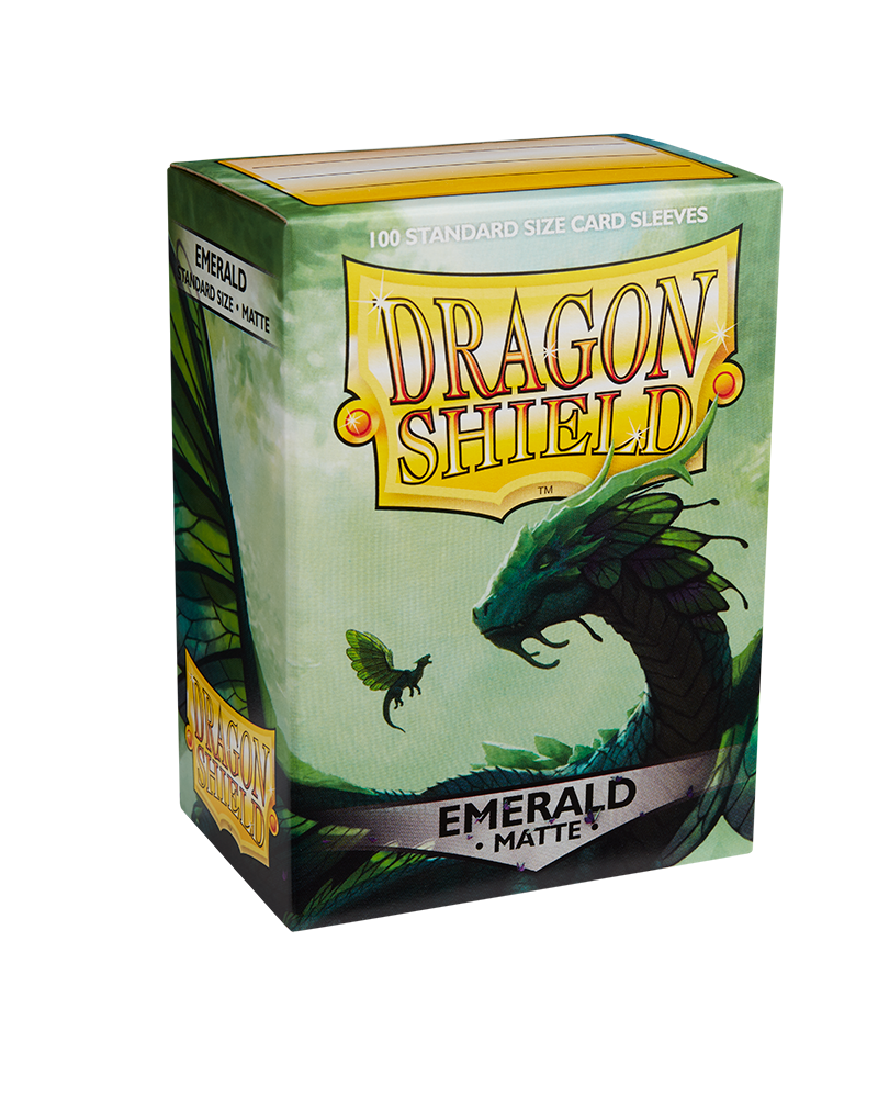 Bustine Protettive Dragon Shield - Emerald - Matte Sleeves - Standard Size