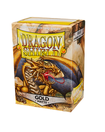Bustine Protettive Dragon Shield - Gold - Matte Sleeves - Standard Size