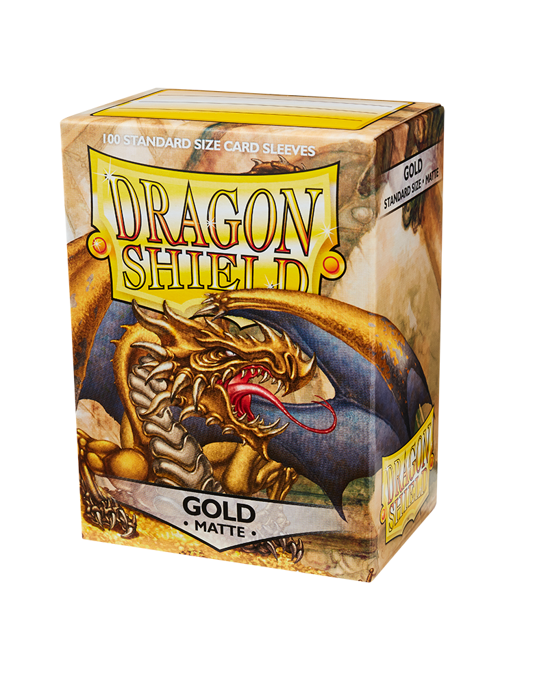 Bustine Protettive Dragon Shield - Gold - Matte Sleeves - Standard Size
