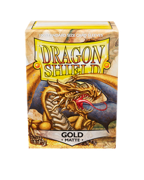 Bustine Protettive Dragon Shield - Gold - Matte Sleeves - Standard Size