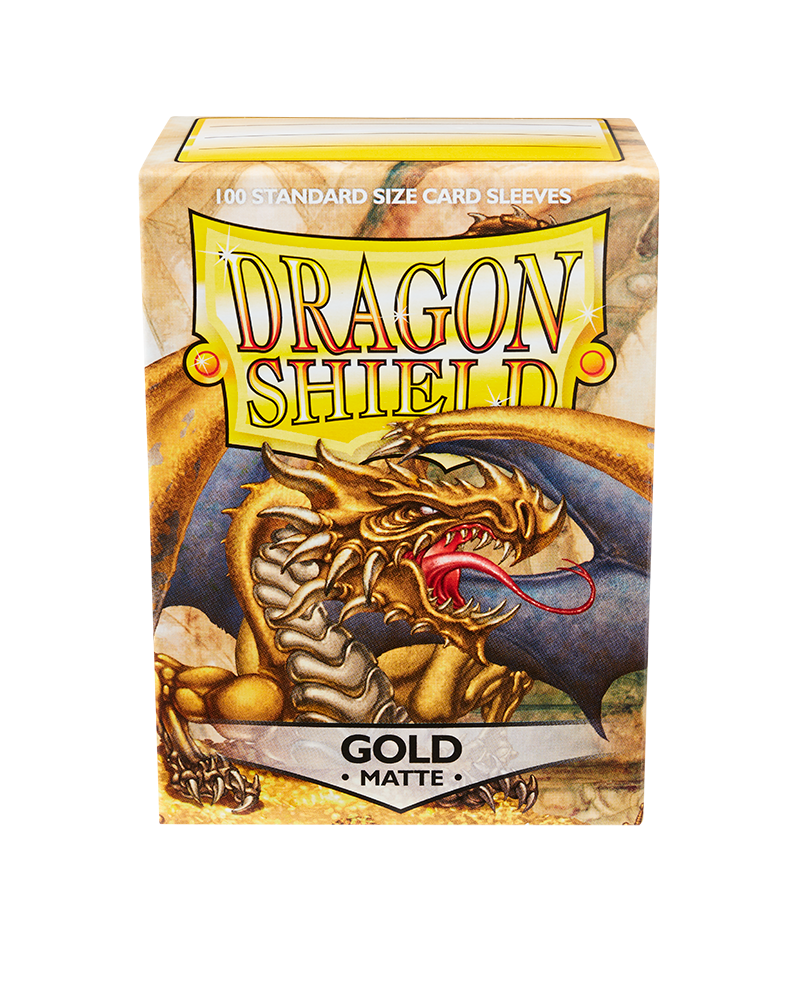 Bustine Protettive Dragon Shield - Gold - Matte Sleeves - Standard Size