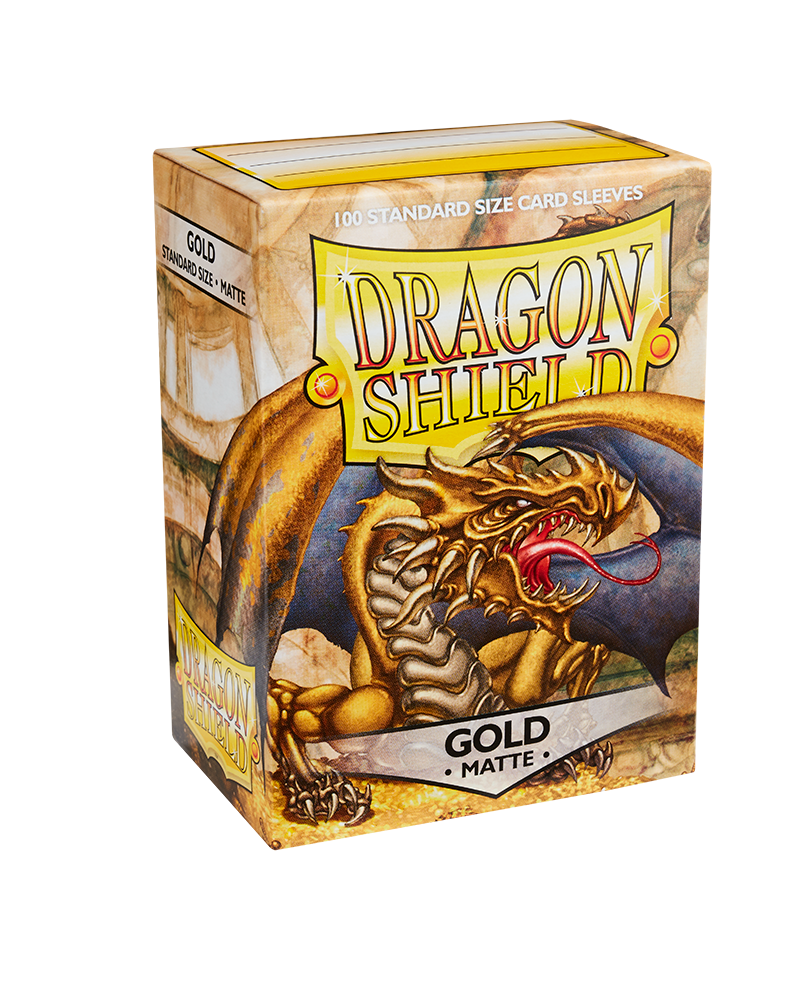 Bustine Protettive Dragon Shield - Gold - Matte Sleeves - Standard Size