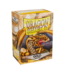Bustine Protettive Dragon Shield - Gold - Matte Sleeves - Standard Size