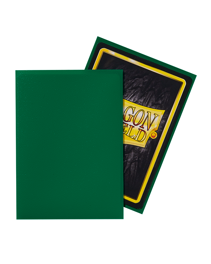Bustine Protettive Dragon Shield - Green - Matte Sleeves - Standard Size