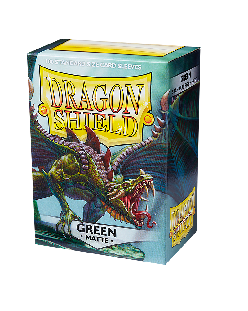 Bustine Protettive Dragon Shield - Green - Matte Sleeves - Standard Size