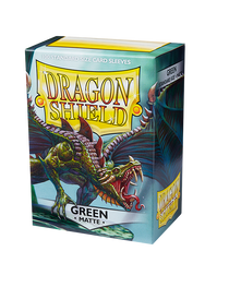 Bustine Protettive Dragon Shield - Green - Matte Sleeves - Standard Size