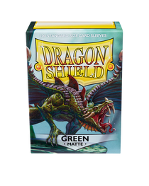 Bustine Protettive Dragon Shield - Green - Matte Sleeves - Standard Size