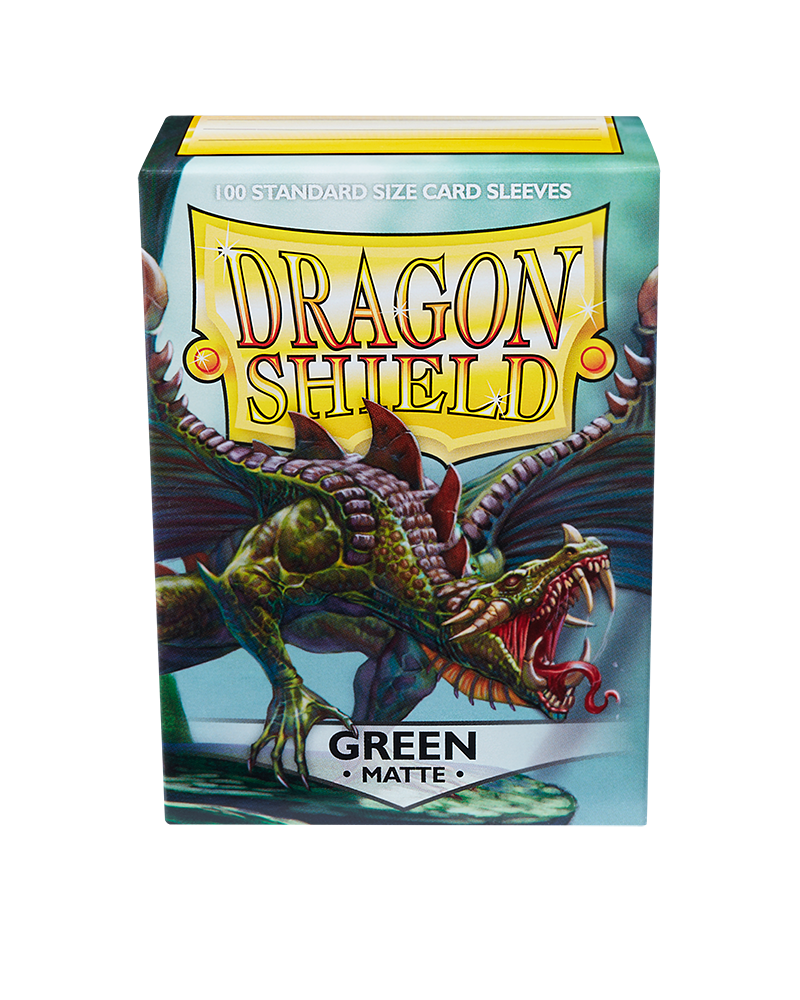 Bustine Protettive Dragon Shield - Green - Matte Sleeves - Standard Size