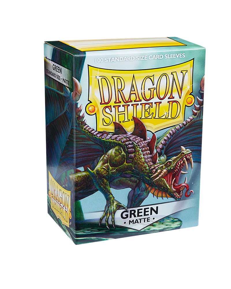 Bustine Protettive Dragon Shield - Green - Matte Sleeves - Standard Size