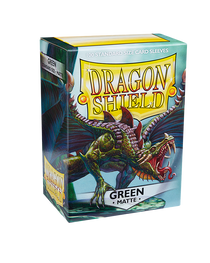 Bustine Protettive Dragon Shield - Green - Matte Sleeves - Standard Size