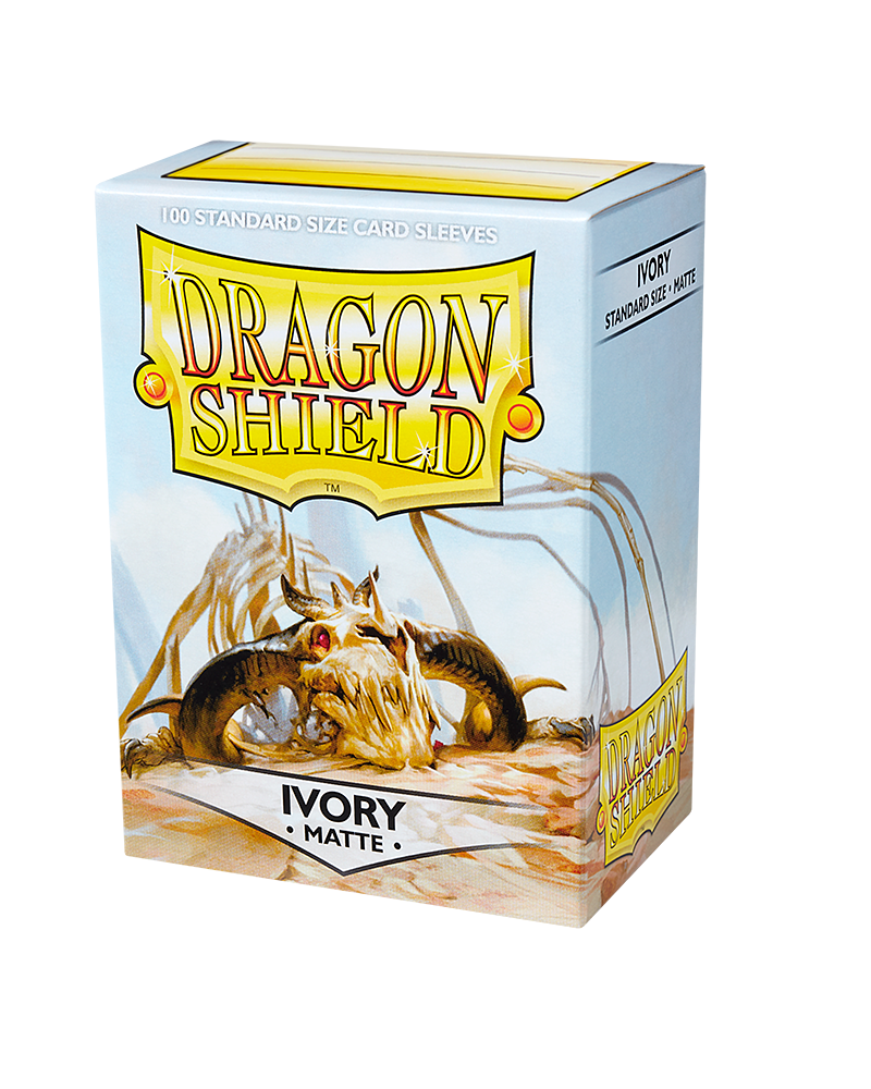 Bustine Protettive Dragon Shield - Ivory - Matte Sleeves - Standard Size