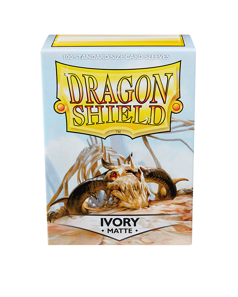 Bustine Protettive Dragon Shield - Ivory - Matte Sleeves - Standard Size