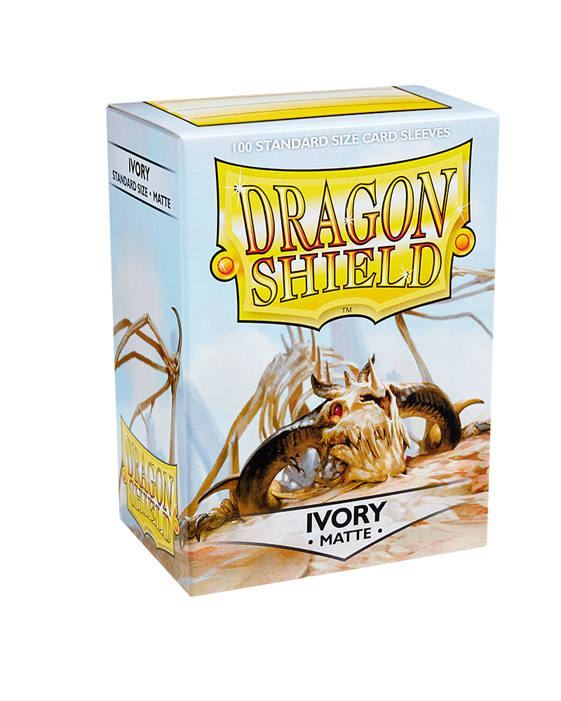 Bustine Protettive Dragon Shield - Ivory - Matte Sleeves - Standard Size
