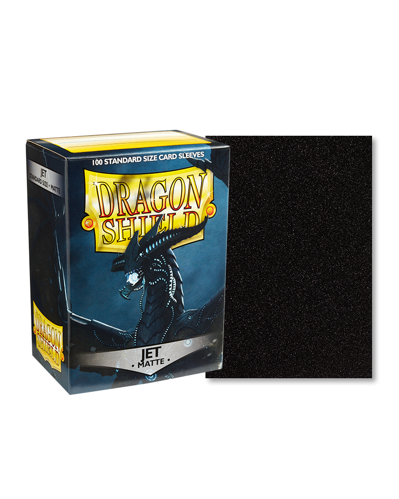 Bustine Protettive Dragon Shield - Jet - Matte Sleeves - Standard Size Immagine principale del prodotto