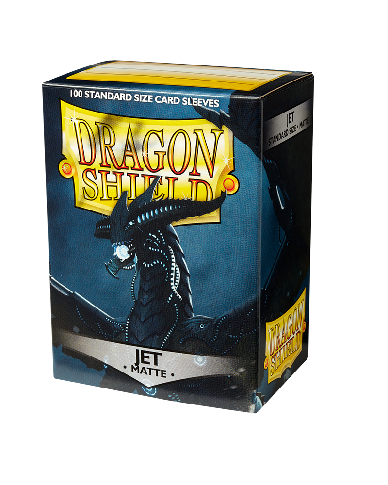 Bustine Protettive Dragon Shield - Jet - Matte Sleeves - Standard Size