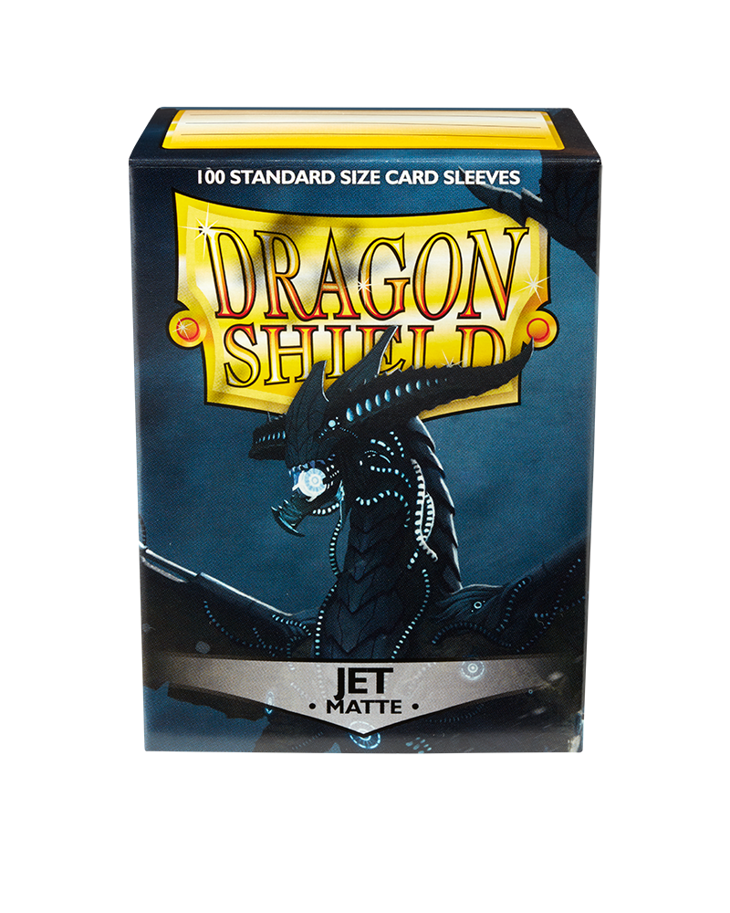 Bustine Protettive Dragon Shield - Jet - Matte Sleeves - Standard Size