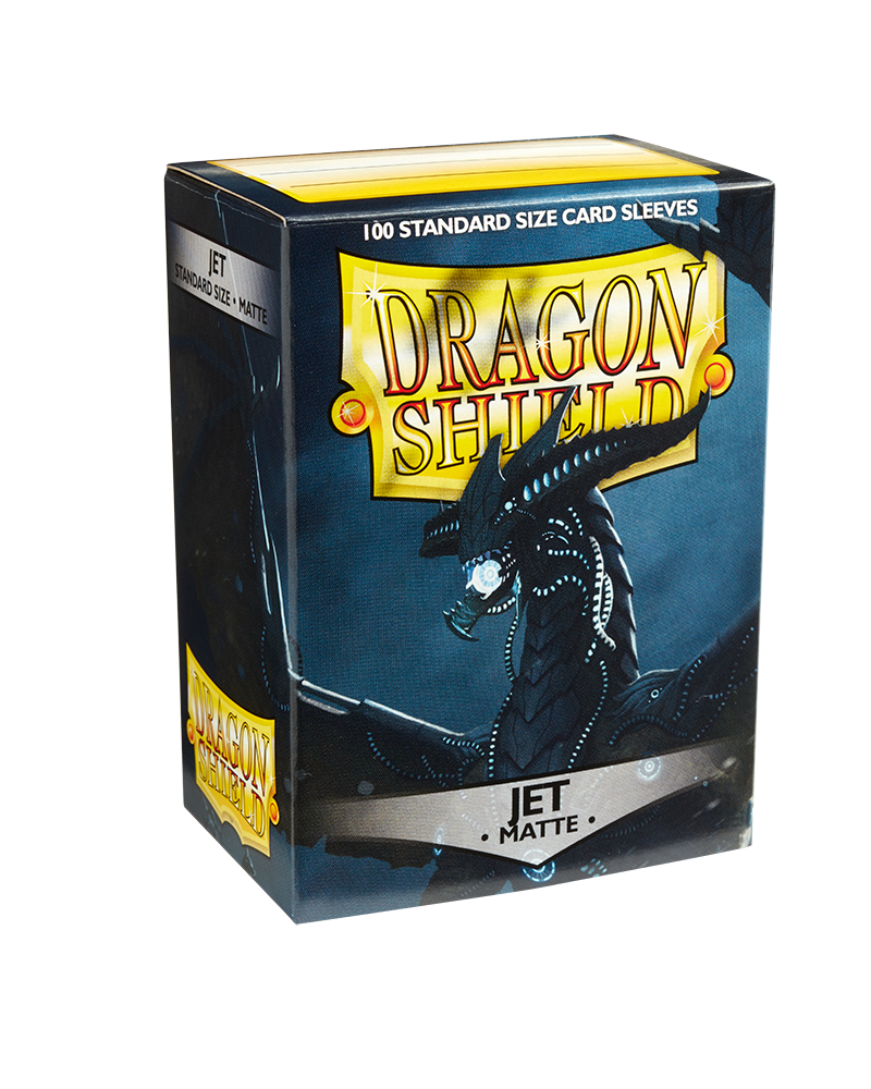 Bustine Protettive Dragon Shield - Jet - Matte Sleeves - Standard Size