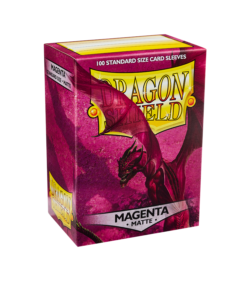 Bustine Protettive Dragon Shield - Magenta - Matte Sleeves - Standard Size