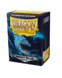 Bustine Protettive Dragon Shield - Night Blue - Matte Sleeves - Standard Size