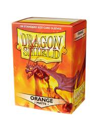Bustine Protettive Dragon Shield - Orange - Matte Sleeves - Standard Size