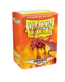 Bustine Protettive Dragon Shield - Orange - Matte Sleeves - Standard Size