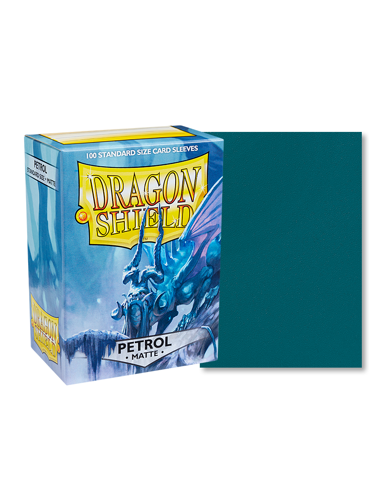 Bustine Protettive Dragon Shield - Petrol - Matte Sleeves - Standard Size Immagine principale del prodotto