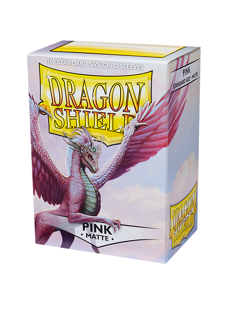 Bustine Protettive Dragon Shield - Pink - Matte Sleeves - Standard Size
