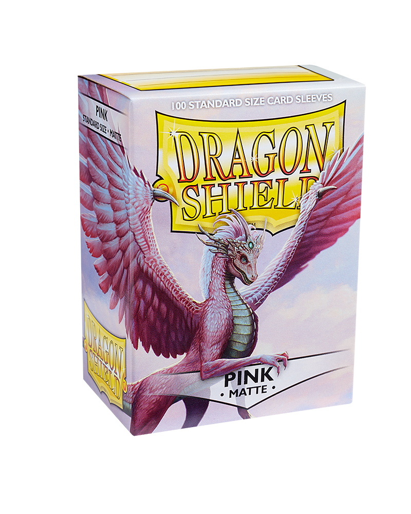 Bustine Protettive Dragon Shield - Pink - Matte Sleeves - Standard Size