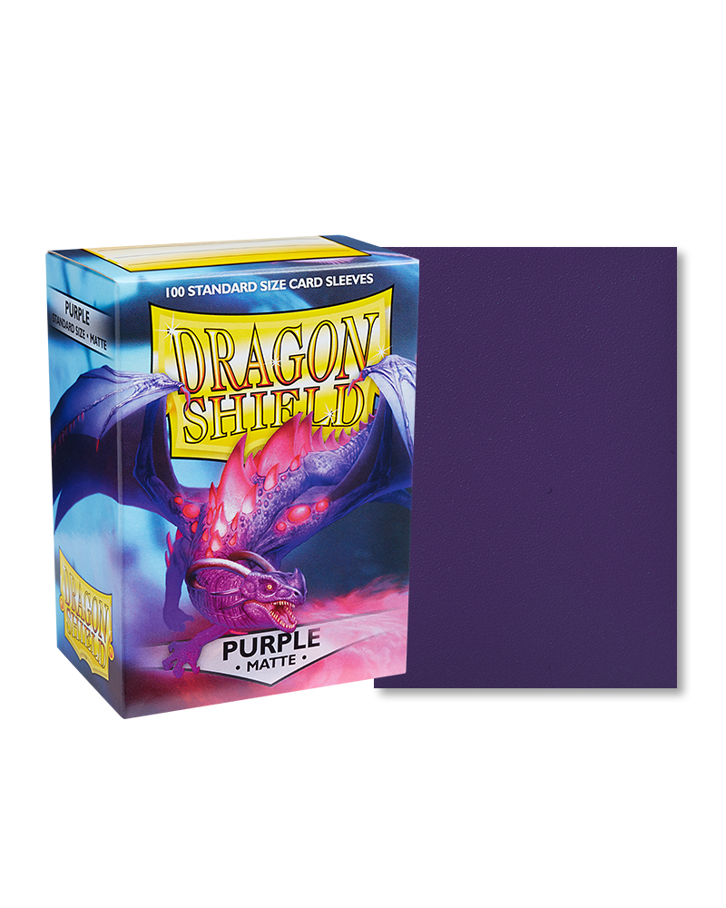 Bustine Protettive Dragon Shield - Purple - Matte Sleeves - Standard Size Immagine principale del prodotto