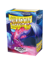 Bustine Protettive Dragon Shield - Purple - Matte Sleeves - Standard Size