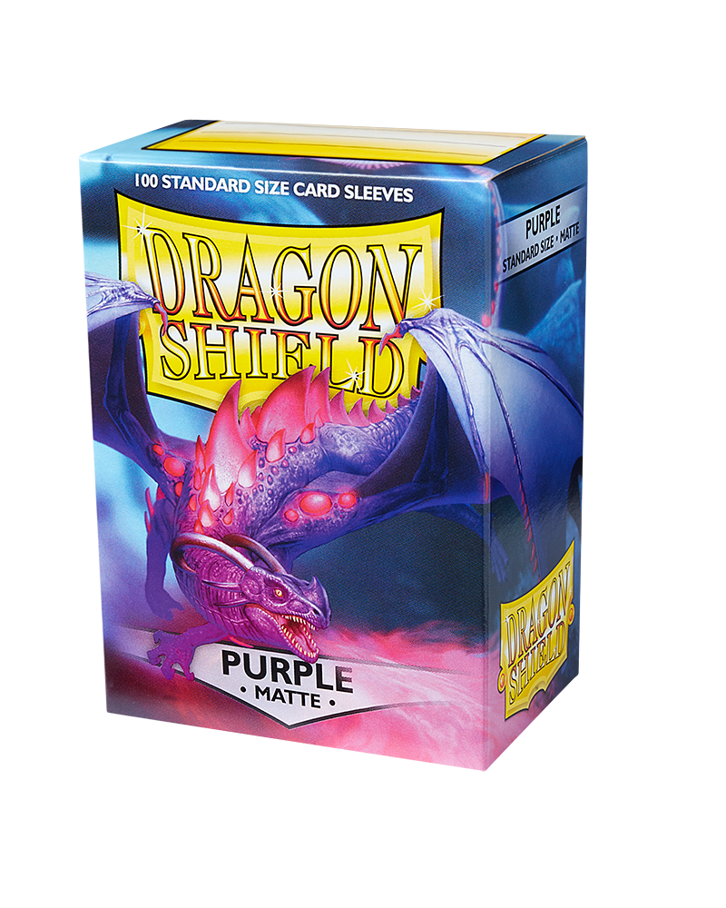 Bustine Protettive Dragon Shield - Purple - Matte Sleeves - Standard Size