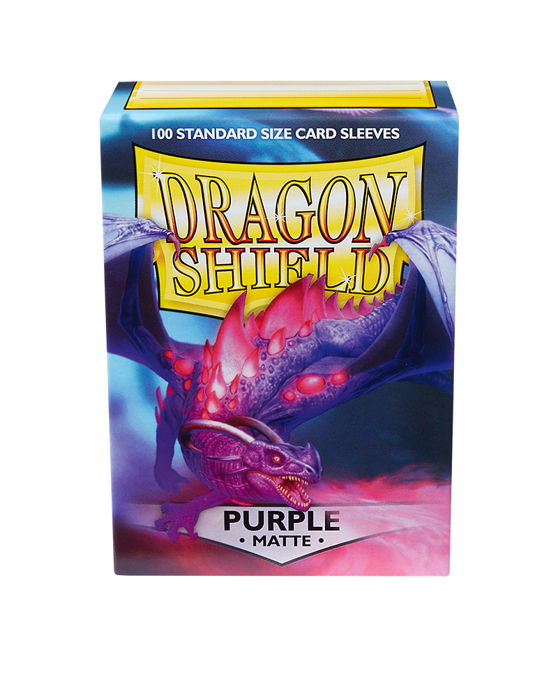 Bustine Protettive Dragon Shield - Purple - Matte Sleeves - Standard Size