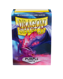 Bustine Protettive Dragon Shield - Purple - Matte Sleeves - Standard Size