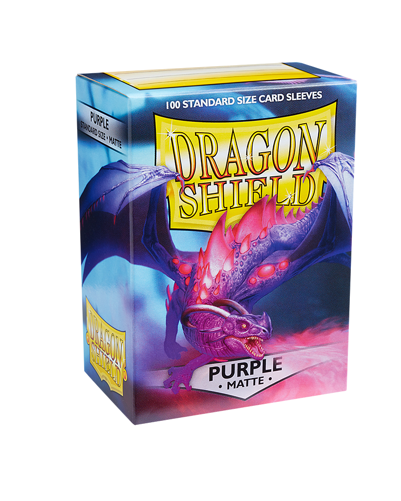 Bustine Protettive Dragon Shield - Purple - Matte Sleeves - Standard Size