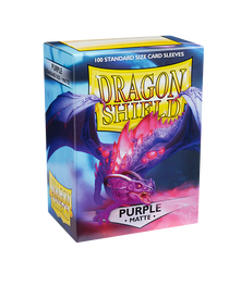Bustine Protettive Dragon Shield - Purple - Matte Sleeves - Standard Size