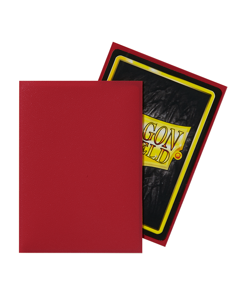 Bustine Protettive Ruvide Dragon Shield Rosse - Standard Size Immagine secondaria del prodotto