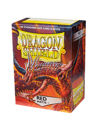 Bustine Protettive Dragon Shield - Red - Matte Sleeves - Standard Size