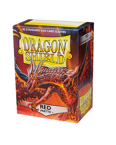 Bustine Protettive Dragon Shield - Red - Matte Sleeves - Standard Size