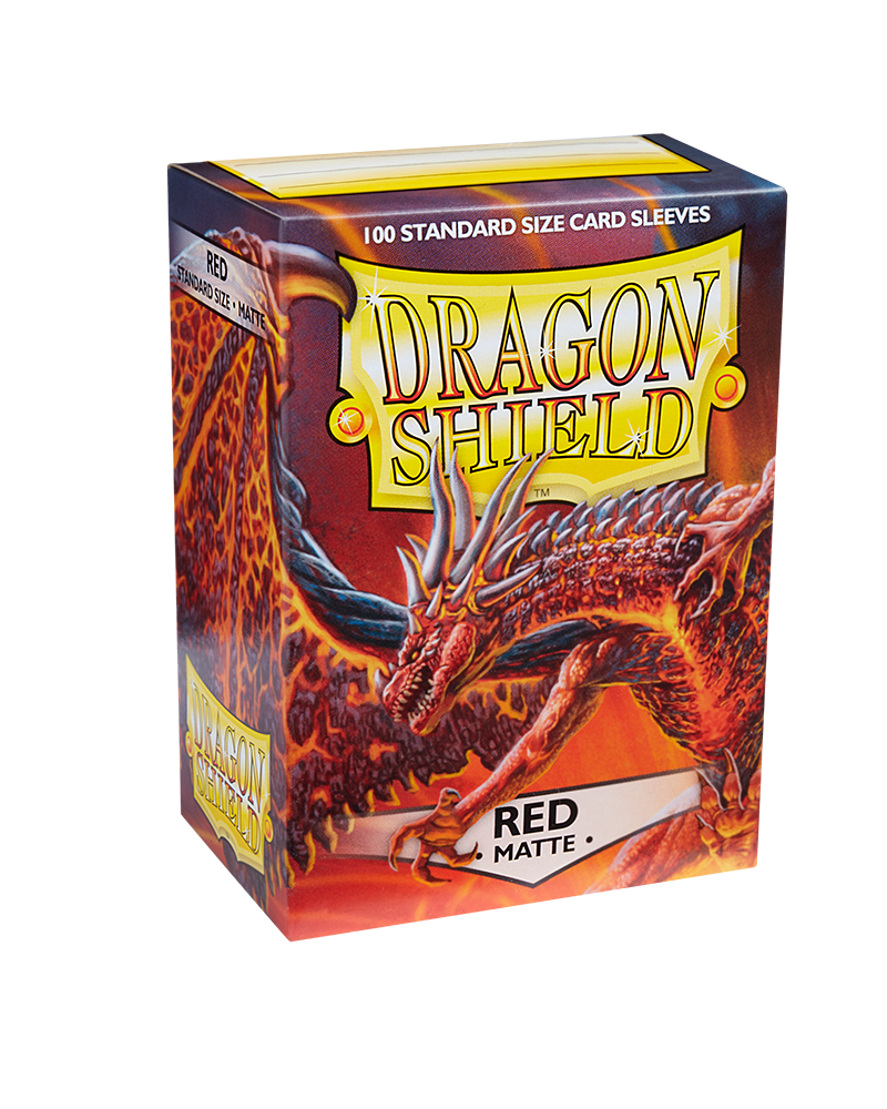 Bustine Protettive Dragon Shield - Red - Matte Sleeves - Standard Size