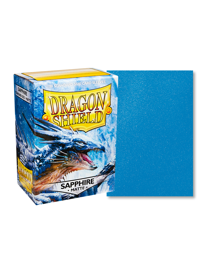 Bustine Protettive Dragon Shield - Sapphire - Matte Sleeves - Standard Size Immagine principale del prodotto