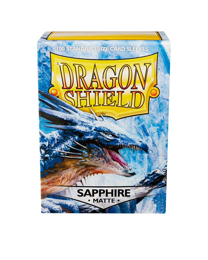 Bustine Protettive Dragon Shield - Sapphire - Matte Sleeves - Standard Size